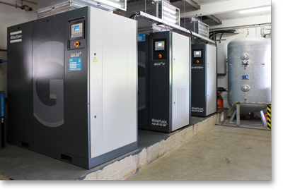 Oil-Injected Compressor Installation