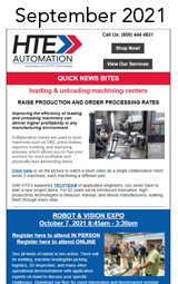 Loading and unloading machining centers with a cobot